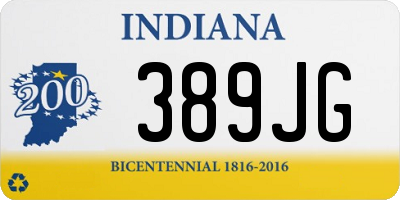 IN license plate 389JG