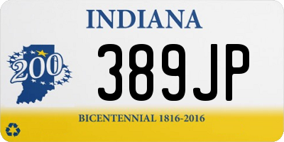 IN license plate 389JP