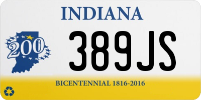 IN license plate 389JS