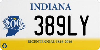 IN license plate 389LY