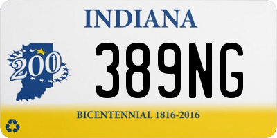 IN license plate 389NG