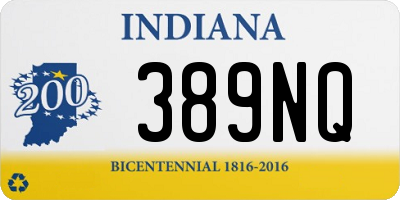 IN license plate 389NQ