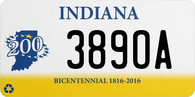 IN license plate 389OA