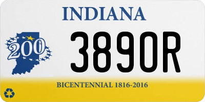 IN license plate 389OR