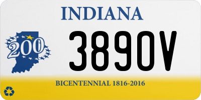 IN license plate 389OV