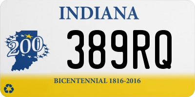 IN license plate 389RQ