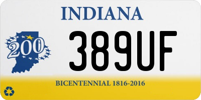 IN license plate 389UF