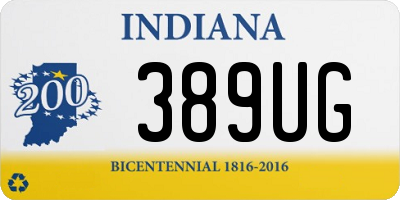 IN license plate 389UG