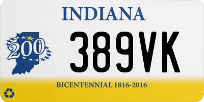 IN license plate 389VK