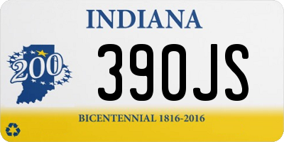 IN license plate 390JS