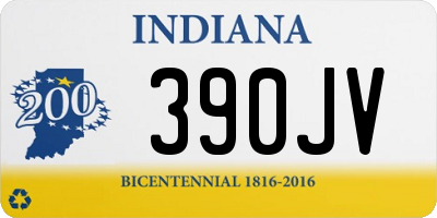 IN license plate 390JV