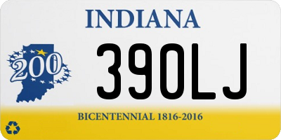 IN license plate 390LJ