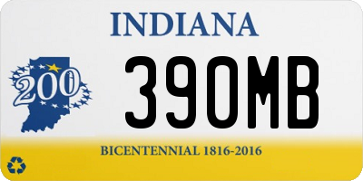 IN license plate 390MB