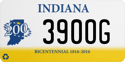 IN license plate 390OG