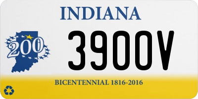 IN license plate 390OV