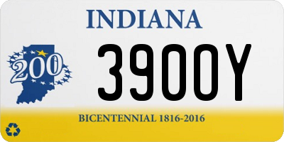 IN license plate 390OY