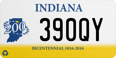 IN license plate 390QY