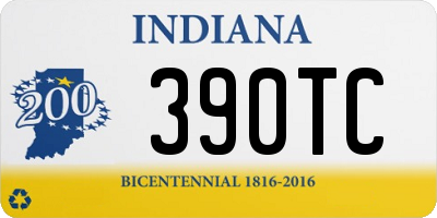 IN license plate 390TC