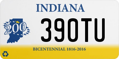 IN license plate 390TU