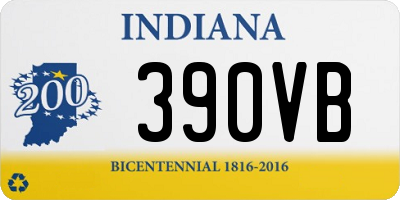 IN license plate 390VB