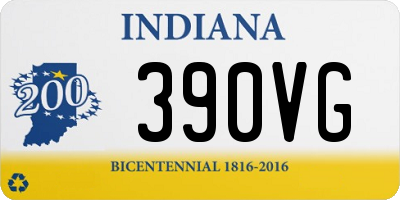 IN license plate 390VG