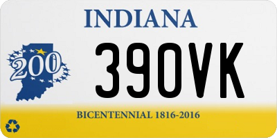 IN license plate 390VK