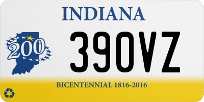 IN license plate 390VZ