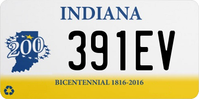 IN license plate 391EV