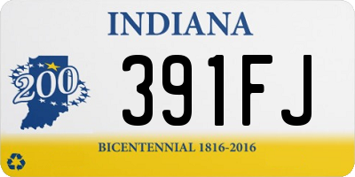 IN license plate 391FJ