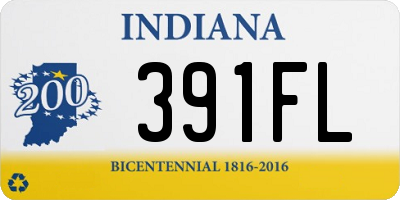 IN license plate 391FL