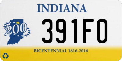 IN license plate 391FO