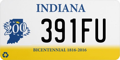 IN license plate 391FU