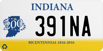 IN license plate 391NA