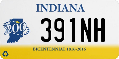 IN license plate 391NH