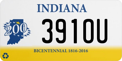 IN license plate 391OU