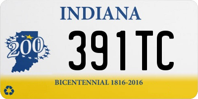 IN license plate 391TC