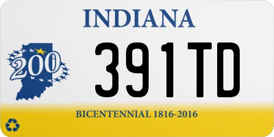 IN license plate 391TD