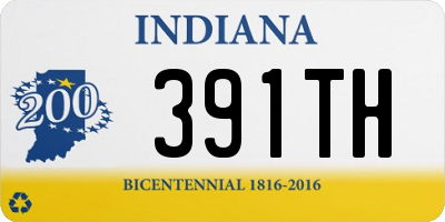 IN license plate 391TH
