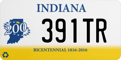 IN license plate 391TR