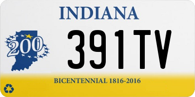 IN license plate 391TV