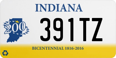 IN license plate 391TZ