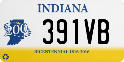 IN license plate 391VB