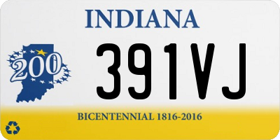 IN license plate 391VJ