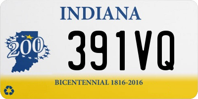 IN license plate 391VQ