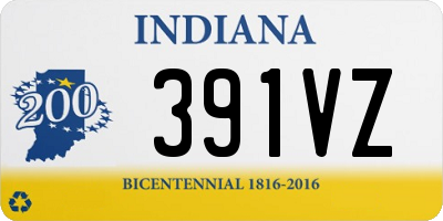 IN license plate 391VZ