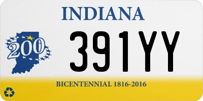 IN license plate 391YY