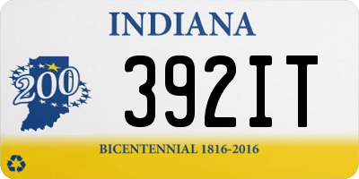 IN license plate 392IT