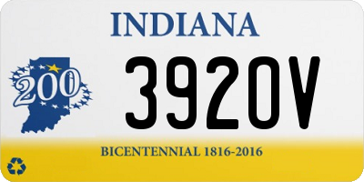 IN license plate 392OV