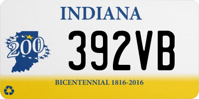 IN license plate 392VB