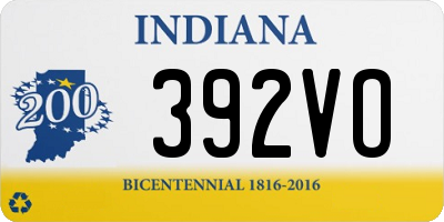 IN license plate 392VO